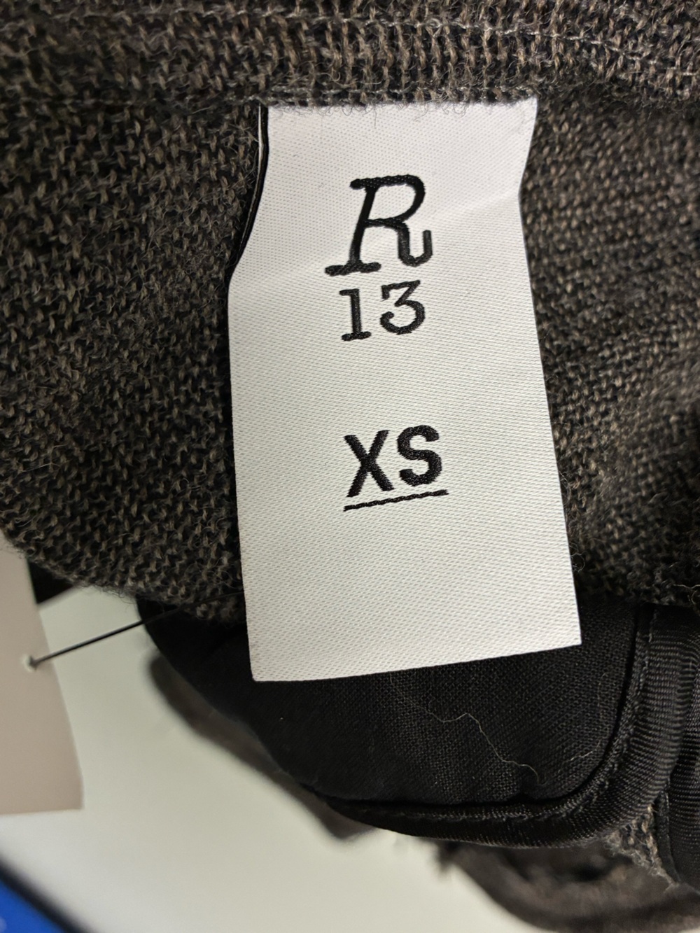 $1698 R13 Frayed Edge Oversized Ragged Blazer XS - Picture 11 of 16